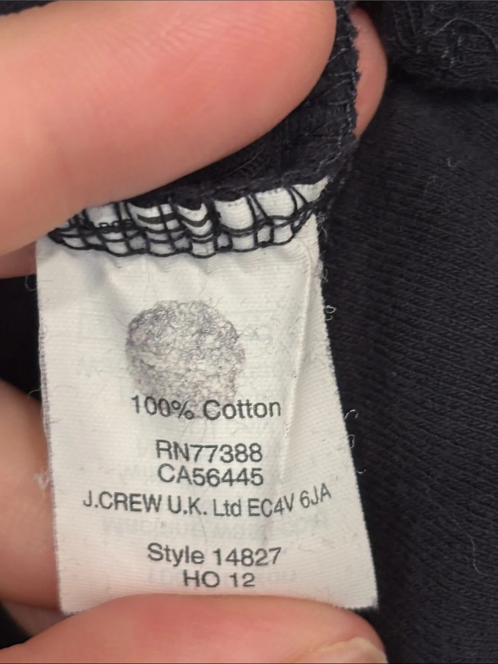 J. Crew Women’s 100% Cotton Navy Ribbed Scoop Tank Size XXS